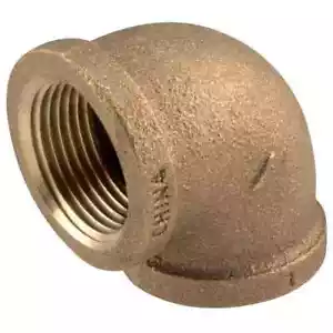 1 in. FIP 90-Degree Red Brass Elbow Fitting - Picture 1 of 1