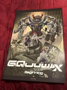 RIESENGRÖSSE 24”x36” Mobile Suit Gundam GQuuuuX -Anfang- NYC Premiere Poster - Bild 1 von 3