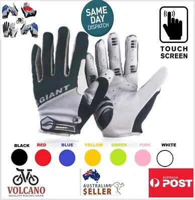 gloves Giant Touch Screen Cycling Full Finger windproof bike Gloves Bike Mitts - image 1 of 4