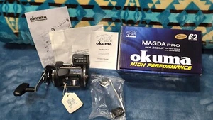 Okuma High Performance Magda Pro MA20DLX Left Hand Retrieve Trolling Reel. NIB - Picture 1 of 6