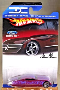 2007 Hot Wheels Designers Challenge GANGSTER GRIN Purple Variant w/Gray A6 Spoke - Picture 1 of 5