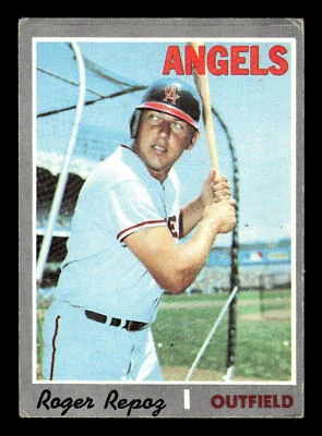 Roger Repoz 1970 Topps #397 California Angels GD-VG - Image 1 of 2