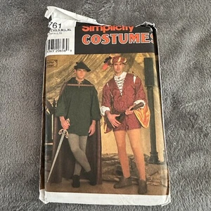 Simplicity 7761 Costume Sewing Pattern Sz XS-XL Medieval Renaissance Cosplay - Picture 1 of 4