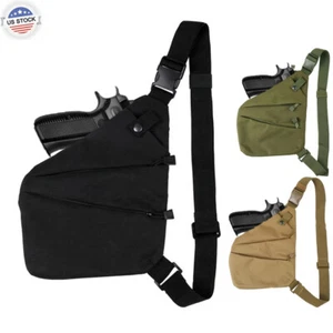 Tactical Sling Bag Military Shoulder Chest Pack for Concealed Carry Pistol Pouch - Picture 1 of 21