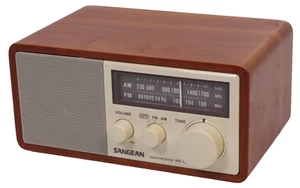 Sangean WR-11 Radio analogica da tavolo AM/FM armadio in legno - suona benissimo - Foto 1 di 8