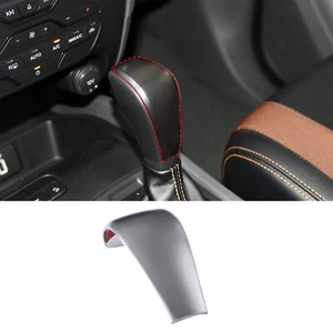 Silver Surface Console Gear Shift Knob Cover Trim For Ford Ranger T6/T7 2015-18 - Picture 1 of 11
