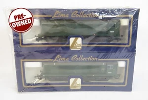 OO Gauge Lima L205031 Set Of 2 Class 20's D8020 D8163 BR Green Locos - Picture 1 of 8