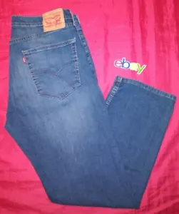 LEVIS 505 HERREN REGULAR FIT STRAIGHT DISTRESS DENIM BLUE JEANS GR. 36x30 TOP! - Bild 1 von 4