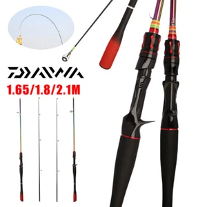 1.65/1.8/2.1m Colorful Fishing Rod Carbon Spinning Casting Rod Integrated Grip - Picture 1 of 30