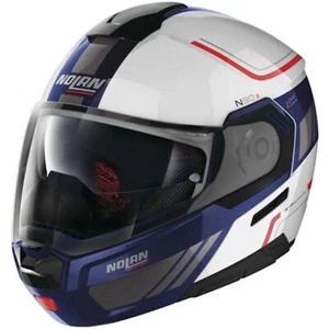 Nolan Helmets N90-3 Voyager Helmet - Metal White/Blue/Red - Medium N935275210202 - Picture 1 of 3