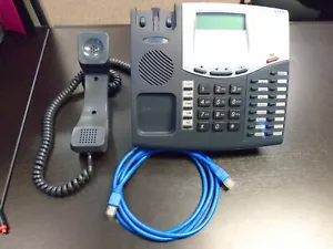 Inter-Tel 8520 (550.8520) Digital 2 Line LCD Display Charcoal Phone - Picture 1 of 12