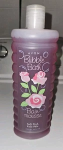 Avon Soft Pink Bubble Bath Product Of Avon Bain-mousse Rose Pale 24 OZ SEALED - Picture 1 of 3