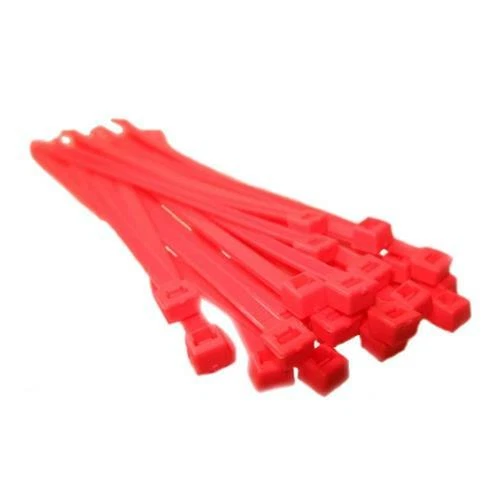 NEW Racers Edge 7 1/2 Inch Pink Tie Wraps (25) - Image 1 of 1