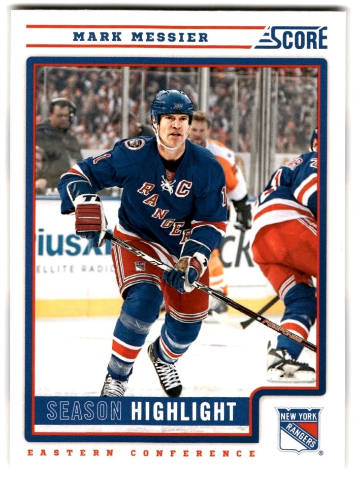 2012-13 Score Season Highlight Mark Messier #7 New York Rangers - Image 1 of 2