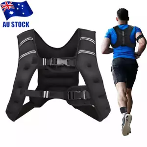 3kg-12kg Workout Weighted Vest W/Mesh Bag Adjustable Buckle Training Fitness - Picture 1 of 12