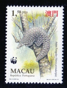 1995 Macao SC# 767, 768, 769 - Asian Pangolin - Panda - M-NH - Picture 1 of 3