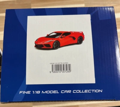 1/18 First -Ever Mid -Engine Corvette Bright Red Resin Model By GT Spirit - Image 1 of 4