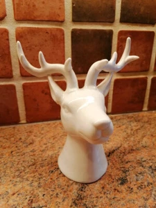 Hirsch Deko Hirschkopf mit Geweih Shabby Chic Style Deko - Bild 1 von 4