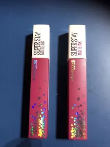 Maybelline Super Stay Matte Ink Liquid Lipstick - 410 Party Goer , 2 Pack - Picture 1 of 1