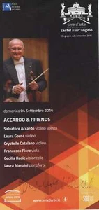 Salvatore ACCARDO (Violin): Two Signed Programs - Picture 1 of 2