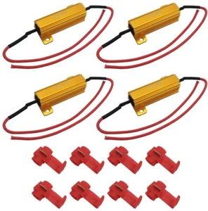 4x 50W Load Resistors Fix LED Bulb Fast Hyper Flash Turn Signal Blink Error Code - Picture 1 of 4