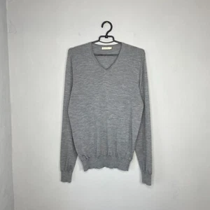 Suitsupply Merino Wool V-Neck Sweater Size M - Picture 1 of 5