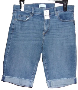 Ann Taylor Loft Outlet Bermuda Denim Jean Shorts Size: 4 NWT $40 - Picture 1 of 3