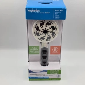 Oxygenics Fury RV Handheld Shower - 92789  White 1.8 GPM 5 Settings - Picture 1 of 9