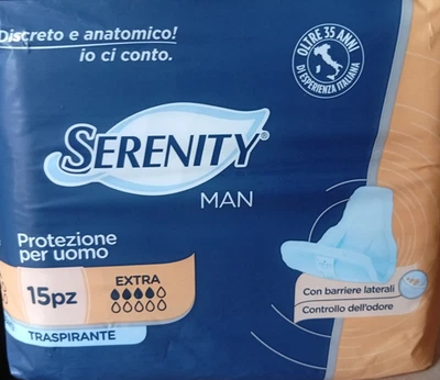 180 Pannoloni anatomici traspiranti Serenity MAN uomo assorbenza EXTRA - 12x15pz - Immagine 1 di 2