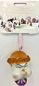 Disney Store Chip  Son of Mrs Potts Sketchbook Ornament Beauty and The Beast - Picture 1 of 1