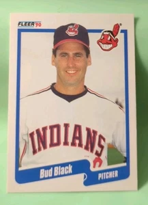 Bud Black 1990 Fleer #488  Cleveland Indians - Picture 1 of 2