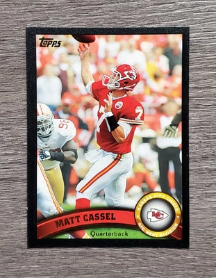 Matt Cassel 2011 Topps Black /55 - Kansas City Chiefs  - Image 1 of 4