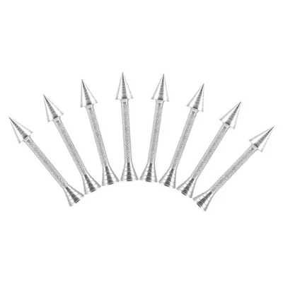  8pcs Cake Flower Cones: Cake Decorating Rod Flower Nails - Aluminium Alloy Cone - Imagen 1 de 4