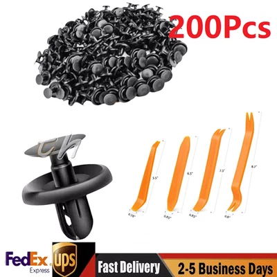 200 Pcs Engine Under Cover Push Type Retainer Clips For Toyota Lexus 90467-07201 - Image 1 of 4