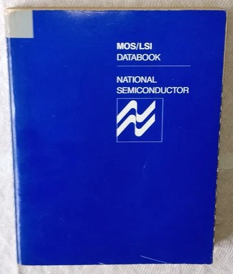 MOS/LSI Databook 1977 National Semiconductor NS Data Sheet Collection NOS Vintag - Image 1 of 4