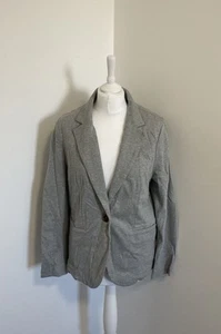 Boden Jacket Womens Size UK 14 Grey Long Sleeve Button Up Blazer - Picture 1 of 9