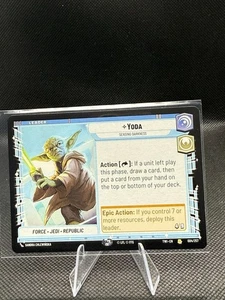 Star Wars Unlimited Twilight of the Republic Yoda Hyperspace (Rare) - Picture 1 of 2