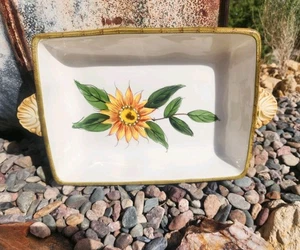 Cazuela de cerámica pintada a mano Lorren Home Trends colección girasol 8x11 - Imagen 1 de 24
