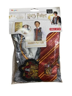 Boys Girls Harry Potter Halloween Costume Accessory Vest Tie Patch NEW - Image 1 of 3
