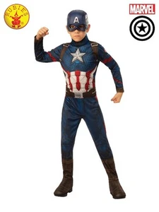 Captain America Classic Costume - 6-8 Years - Rubies - Picture 1 of 1