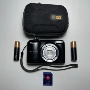 Nikon Coolpix L31 20.1MP Compact Y2K Digital Camera Tested+ SD Card, Camera Case - Picture 1 of 18