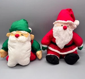 Department 56 Weihnachten Weihnachtsmann Elfe Nylon Stofftier Plüsch Puffalump Style - Bild 1 von 23