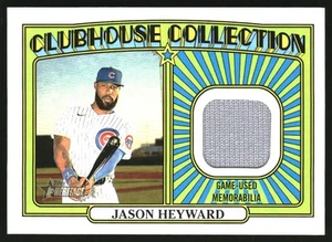 2021 Topps Heritage Clubhouse Collection Relics #CCRJHE Jason Heyward - Picture 1 of 2