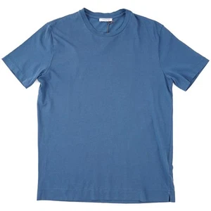 T-Shirt Boglioli Kurzarm Blau Garment-Dyed Jersey Baumwolle XS Neu mit Etikett Tee - Bild 1 von 4