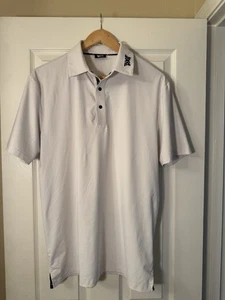 PXG Poloshirt Herren Small Solid White Parsons Xtreme Golf Performance - Snap - Bild 1 von 11