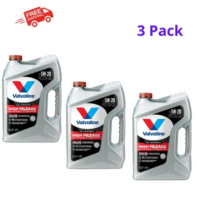 PACK 2 - VALVOLINE Completamente Sintético Alto Kilometraje con Tecnología MaxLife SAE 5W-20 Foto 1 de 4