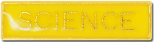 Wissenschaft Schule Fach Bar Pin Anstecker in gelb Emaille - Bild 1 von 2