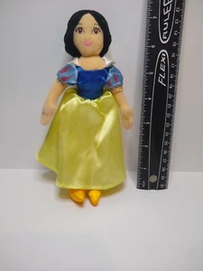 Disney Snow White Seven Dwarfs Princess Plush Doll Dress Stuffed Toy 7” - Foto 1 di 5