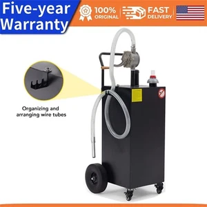 🔥Fuel Caddy 40 Gallon Portable Fuel Tank With Wheels for Cars Lawn Mowers Boats - Picture 1 of 7