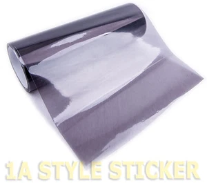 Scheinwerfer Folie HELL SCHWARZE Abtönfolie schwarz Tönungsfolie Lichter KFZ NEU - Picture 1 of 3